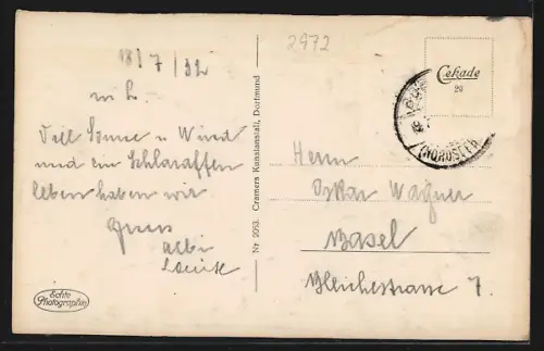 AK Borkum, Fliegeraufnahme