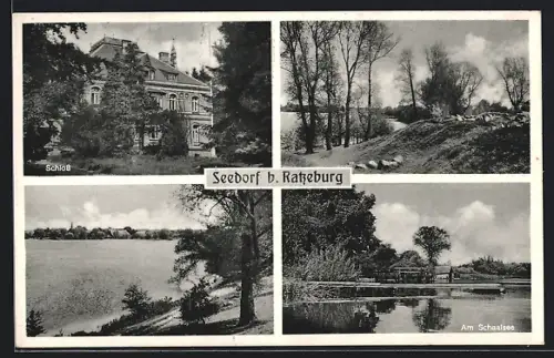 AK Seedorf b. Ratzeburg, Schloss, Schaalsee
