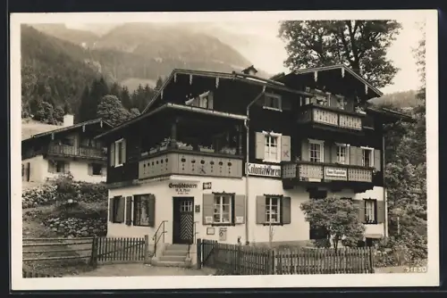 AK Königssee / Berchtesgaden, Hotel-Pension Haus Maximilian