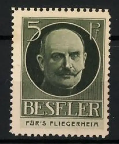 Reklamemarke Für's Fliegerheim, Generaloberst Hans von Beseler
