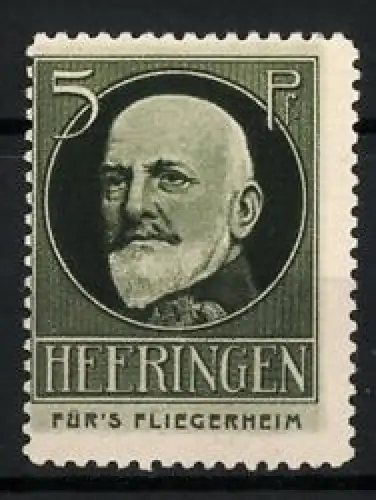 Reklamemarke Für's Fliegerheim, Generaloberst Josias von Heeringen