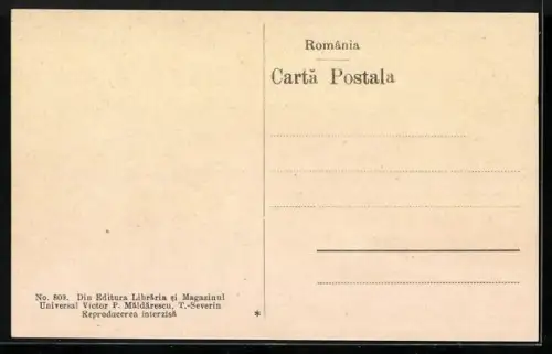 AK T.-Severin, Strassenpartie