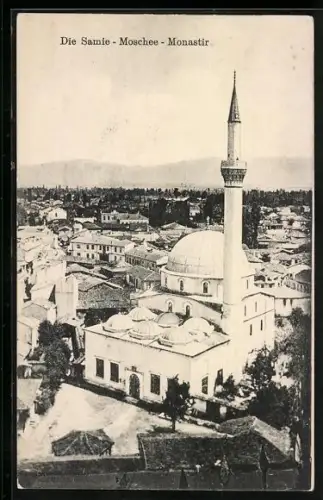 AK Monastir, Samie-Moschee aus der Vogelschau