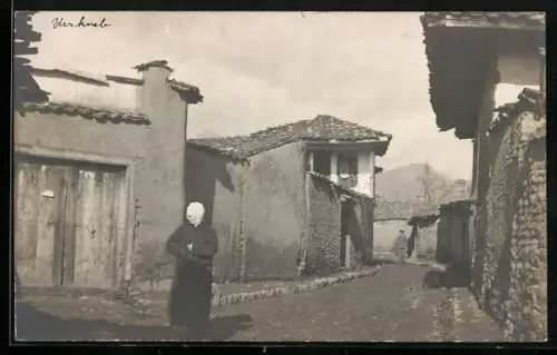 AK Prilep, Strassenpartie mit Gebäuden