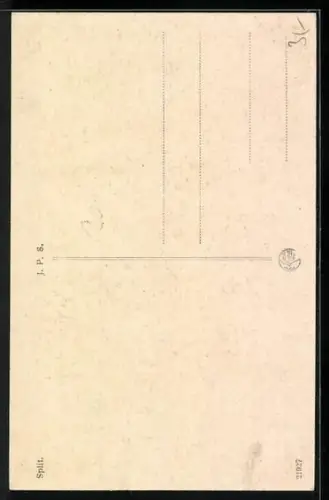 AK Split, Strassenpartie mit Treppe