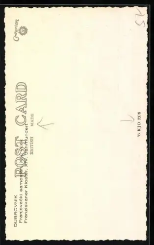 AK Dubrovnik, Franjevacki samostan XIV. vijek