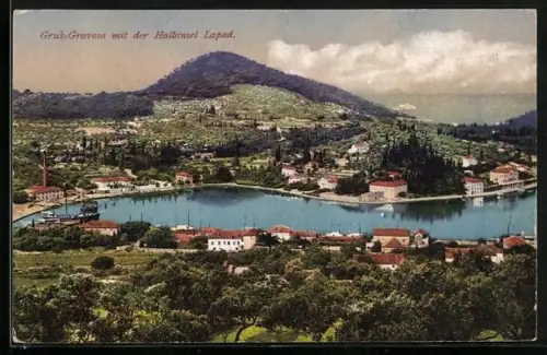 AK Gruz-Gravosa, Panorama mit Lapad