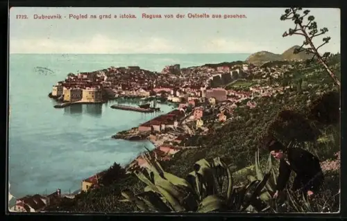 AK Dubrovnik, Pogled na grad s istoka