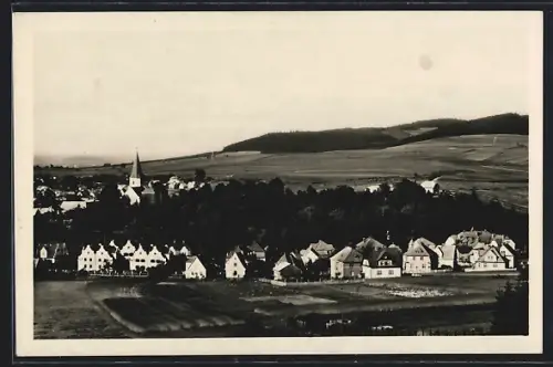 AK Neuern /Böhmerwald, Teilansicht mit Kirche