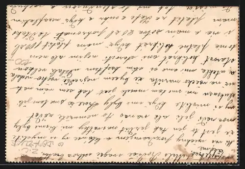 AK Domazlice, Panorama mit Kirche