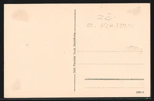 AK Horazdovice Práchen, Starobylý kostelík sv. Vojtecha