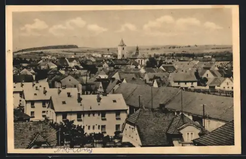 AK Dobrany, Teilansicht der Kleinstadt