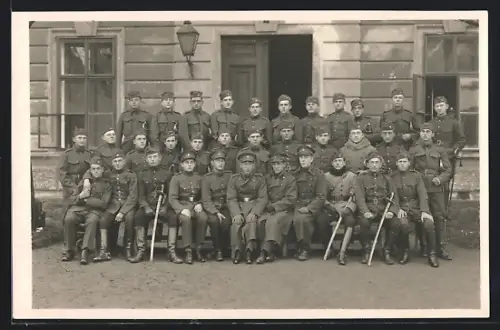 Foto-AK Klatovy, Soldaten in Uniform