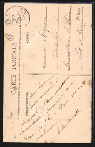 AK Duravel /Lot, La Rue de la Mairie