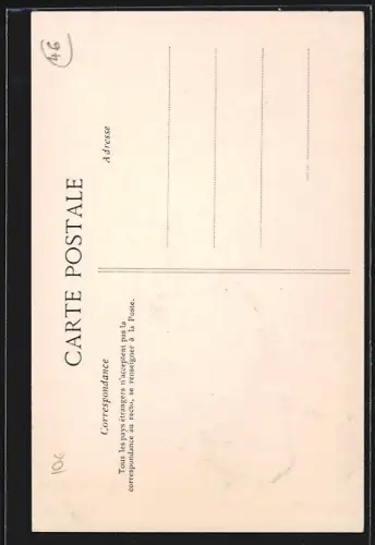 AK Gramat, Avenue de la Gare avec des passants