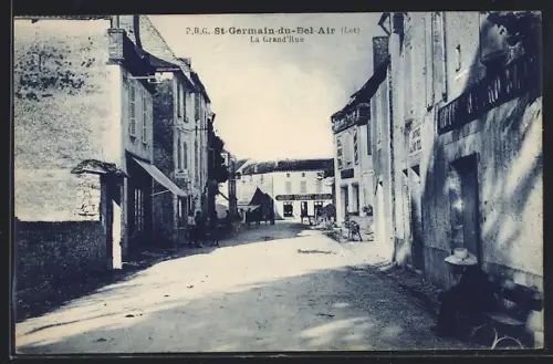 AK St-Germain-du-Bel-Air /Lot, La Grand Rue