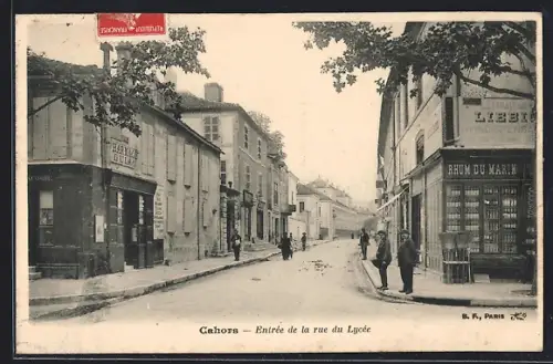AK Cahors, Entrée de la rue du Lycée