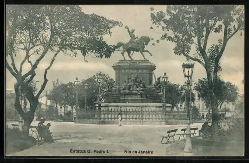 AK Rio de Janeiro, Estatua D. Pedro I.