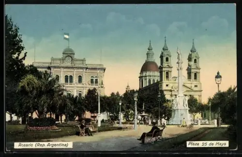 AK Rosario, Plaza 25 de Mayo