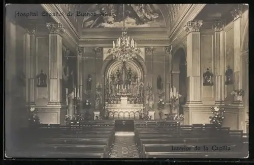AK Buenos Aires, Hospital Espanol, Interior de la Capilla