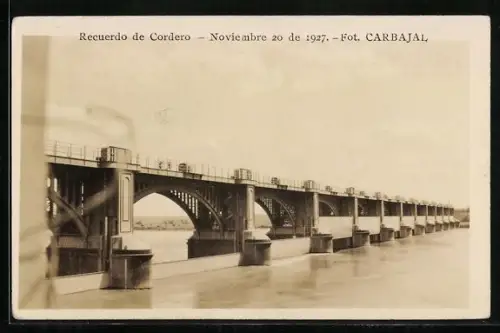 AK Cordero, Recuerdo de Cordero, Noviembre 20 de 1927, Puente