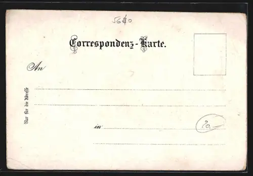 Lithographie Bad Gastein, Oberer Wasserfall, Schreckbrücke