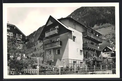 AK Bad Hofgastein, Ortspartie mit Pension