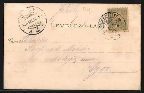 AK Rattersdorf bei Güns, Teilansicht mit der Kirche