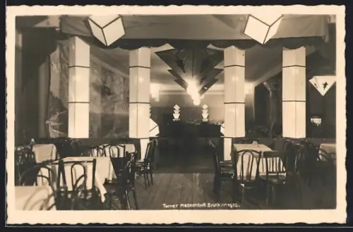 AK Bruck an der Mur, Turner Maskenball, Speisesaal
