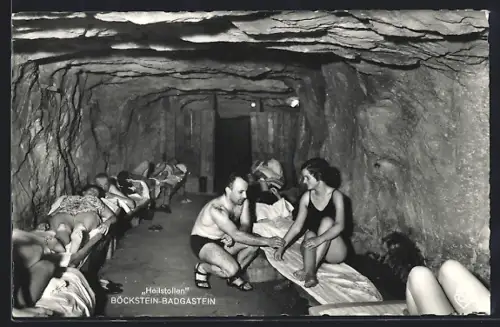 AK Böckstein-Badgastein, Menschen im Heilstollen