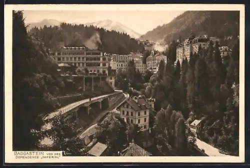 AK Badgastein, Teilansicht von der Dependence Imperial aus