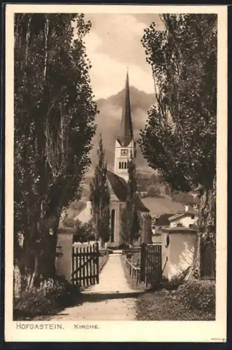 AK Hofgastein, Weg zur Kirche
