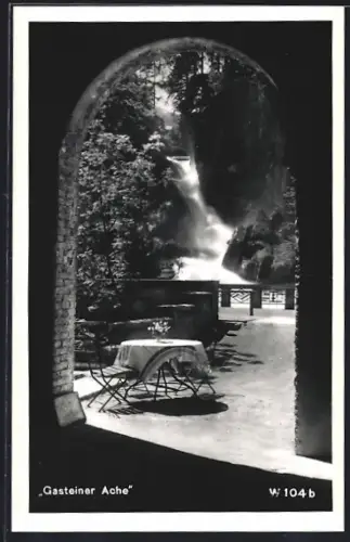 AK Badgastein, Blick auf die Gasteiner Ache