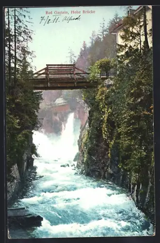 AK Bad Gastein, Hohe Brücke