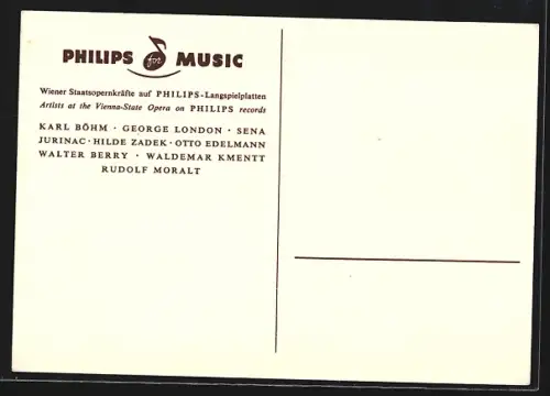 AK Wien, Staatsoperneröffnung 1955, Blick auf die Oper