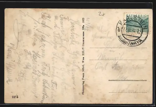 AK Karlstein an der Thaya, Fernansicht des Ortes