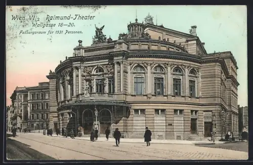 AK Wien, Raimund-Theater, Wallgasse 18-20