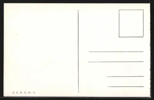 AK Wien, Operntheater mit Strassenbahn