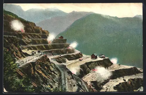 AK Eisenerz, Erzbergbau während der Sprengzeit