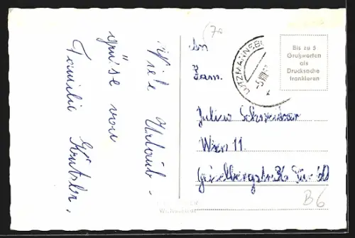 AK Lutzmannsburg /Bgld., Ortsansicht mit Kirche aus der Vogelschau