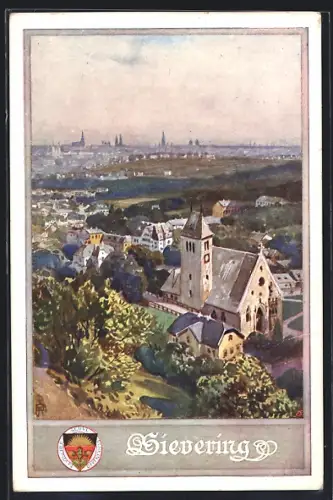 AK Deutscher Schulverein NR 326: Sievering, Totalansicht