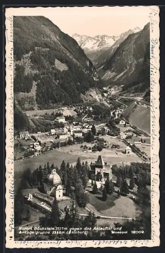 AK Böckstein /Salzburg, Teilansicht gegen das Anlauftal und Ankogelgruppe
