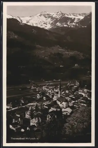 AK Hofgastein, Teilansicht mit Kirche