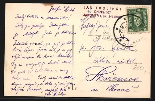 AK Josefov, Posadkova nemocnice