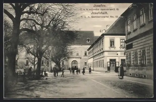 AK Josefstadt-Josefov-Jaromer, C. a. k. vojenska nemocnice c. 12, K.u.K. Garnisionsspital No.12