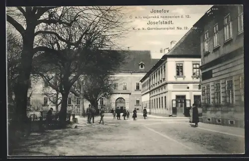 AK Josefstadt-Josefov-Jaromer, C. a. k. vojenska nemocnice c. 12, K.u.K. Garnisionsspital No.12