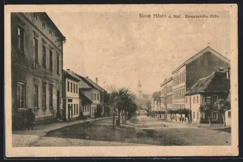 AK Novè Mesto n. Met., Komenskèho trida