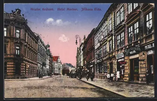 AK Hradec Kralove, Hotel Merkur, Jirikova trida