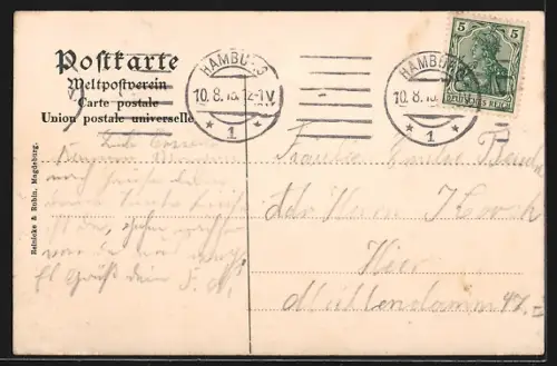 AK Ratzeburg, Stadt vom St. Georgsberg gesehen