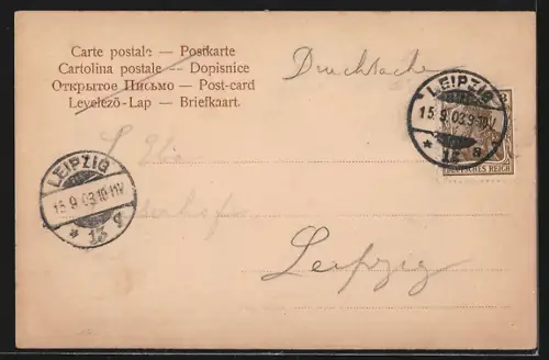 AK Leipzig, Reichsgericht, Carl Tauchnitz-Brücke